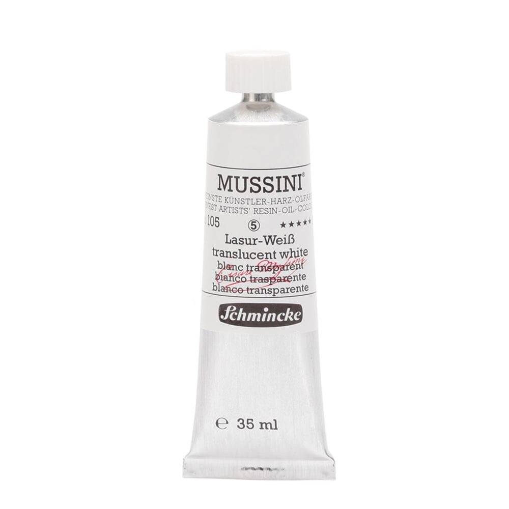 Schmincke Mussini Artist Yağlı Boya 35 ml Seri 5 105 Translucent White