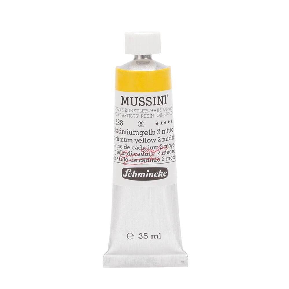 Schmincke Mussini Artist Yağlı Boya 35 ml Seri 5 228 Cadmium Yellow 2 Middle
