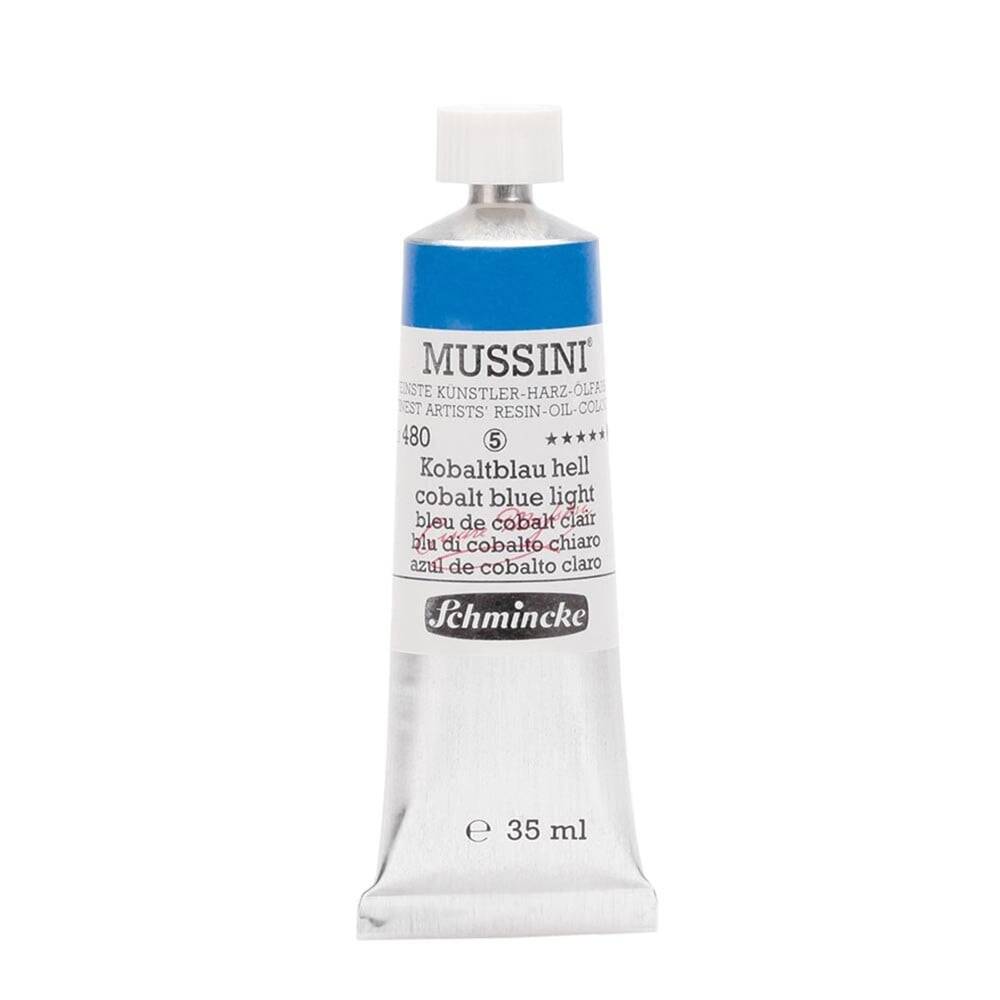 Schmincke Mussini Artist Yağlı Boya 35 ml Seri 5 480 Cobalt Blue Light
