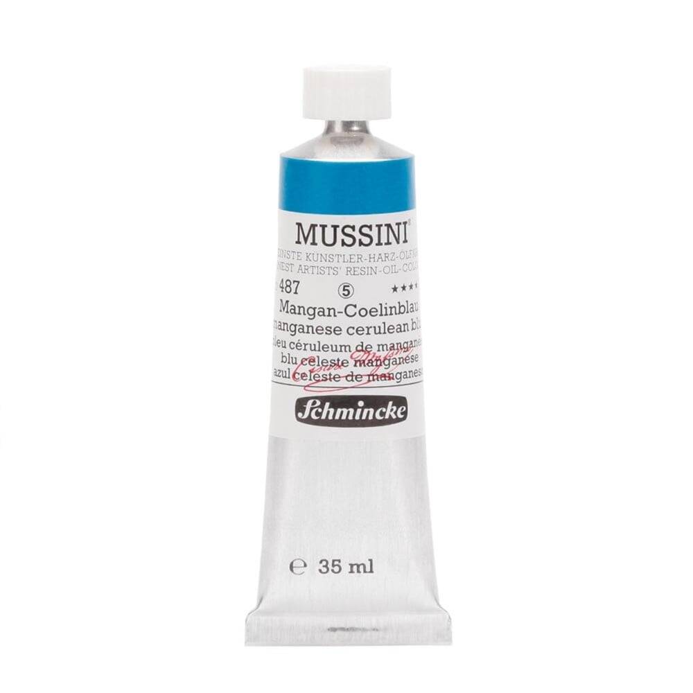 Schmincke Mussini Artist Yağlı Boya 35 ml Seri 5 487 Manganese Cerulean Blue