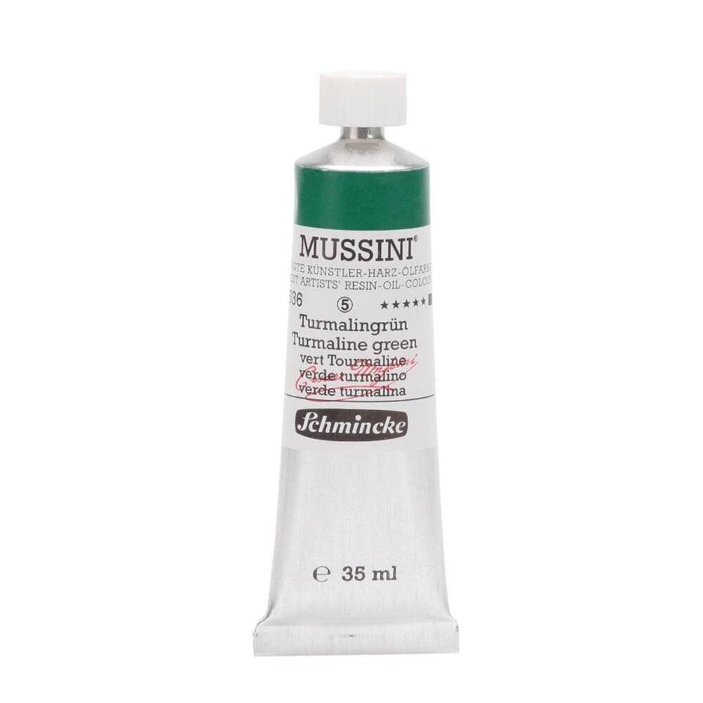 Schmincke Mussini Artist Yağlı Boya 35 ml Seri 5 536 Turmaline Green