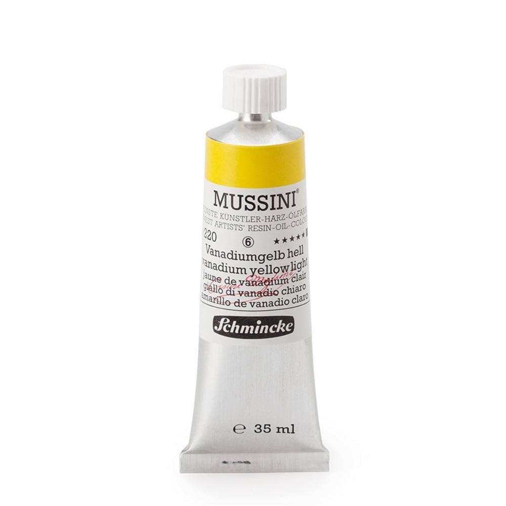 Schmincke Mussini Artist Yağlı Boya 35 ml Seri 6 220 Vanadium Yellow Light