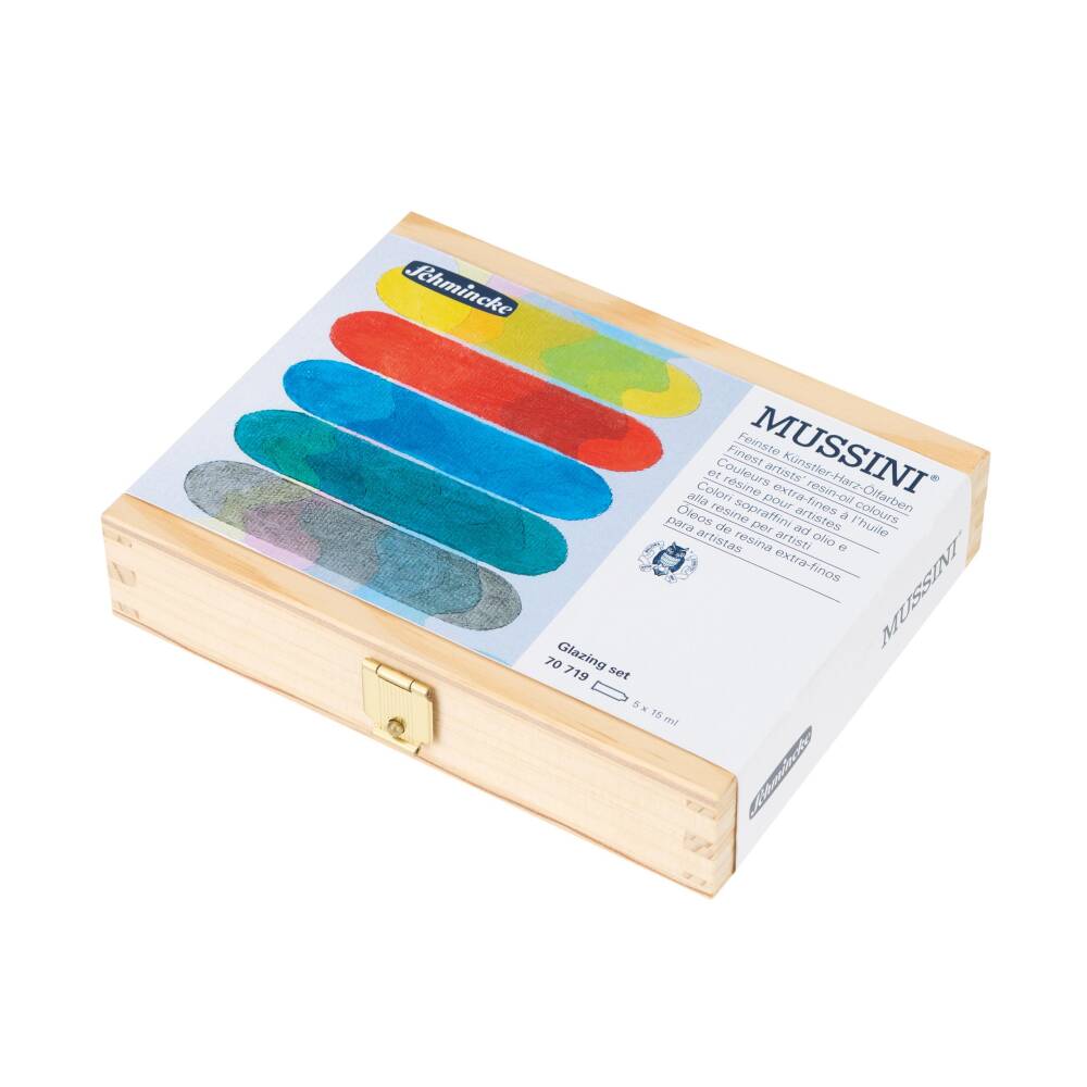 Schmincke Mussini Yağlı Boya Glazing Set 5 x 15 ml Tüp 70719