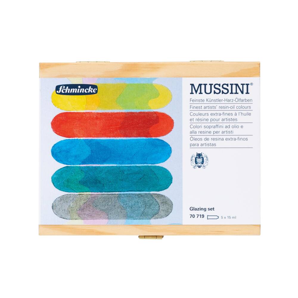 Schmincke Mussini Yağlı Boya Glazing Set 5 x 15 ml Tüp 70719