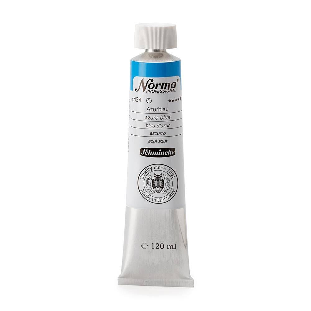 Schmincke Norma Profesyonel Azure Blue 120 ml