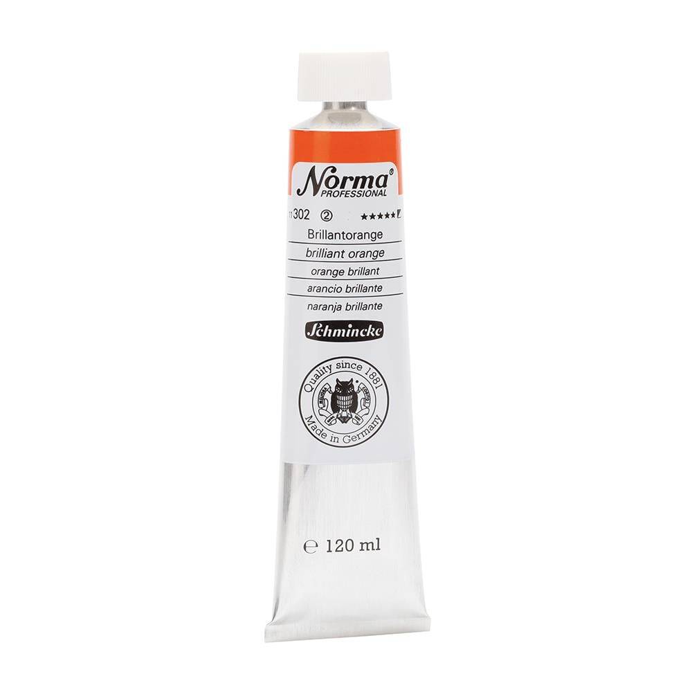Schmincke Norma Profesyonel Brilliant Orange 120 ml