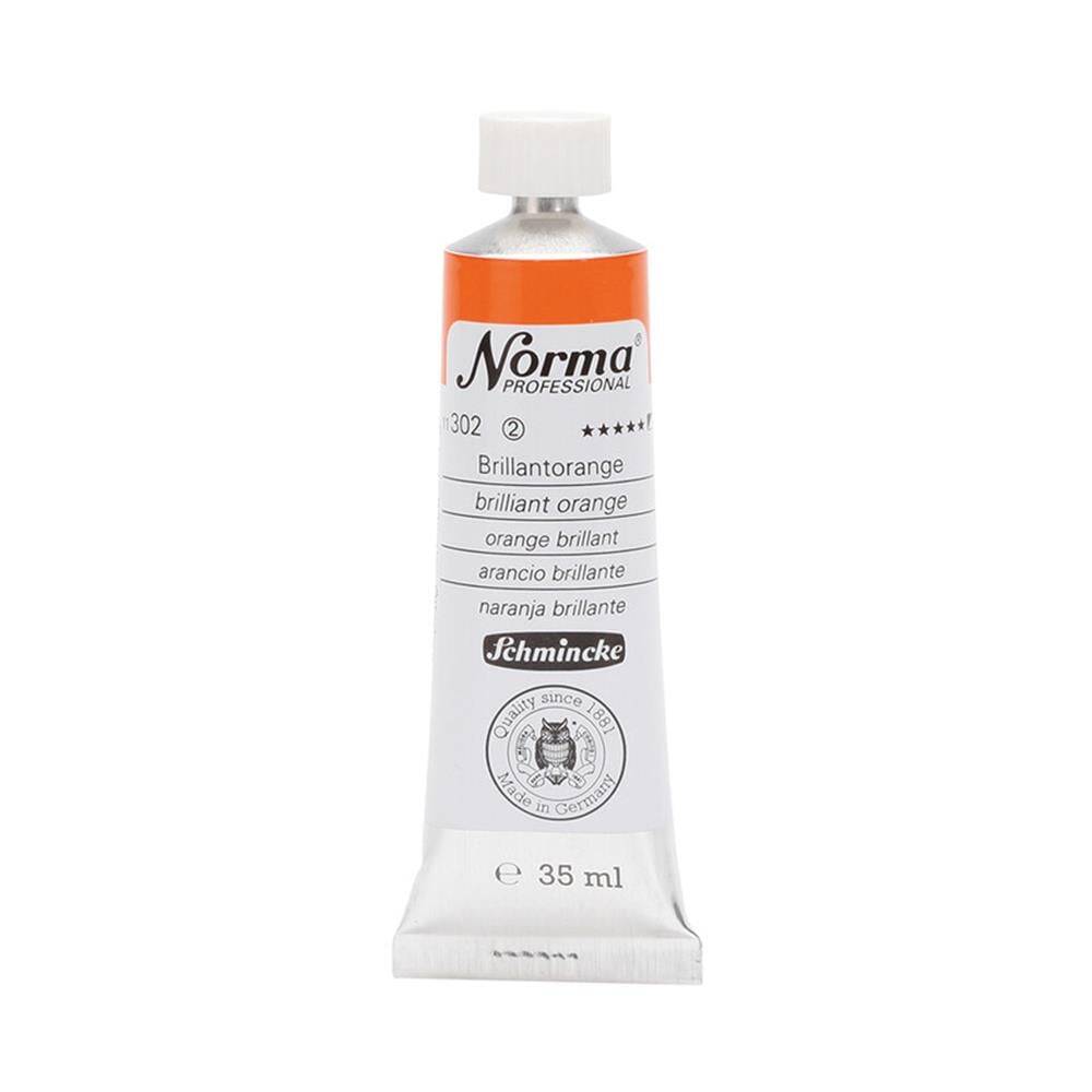 Schmincke Norma Profesyonel Brilliant Orange 35 ml