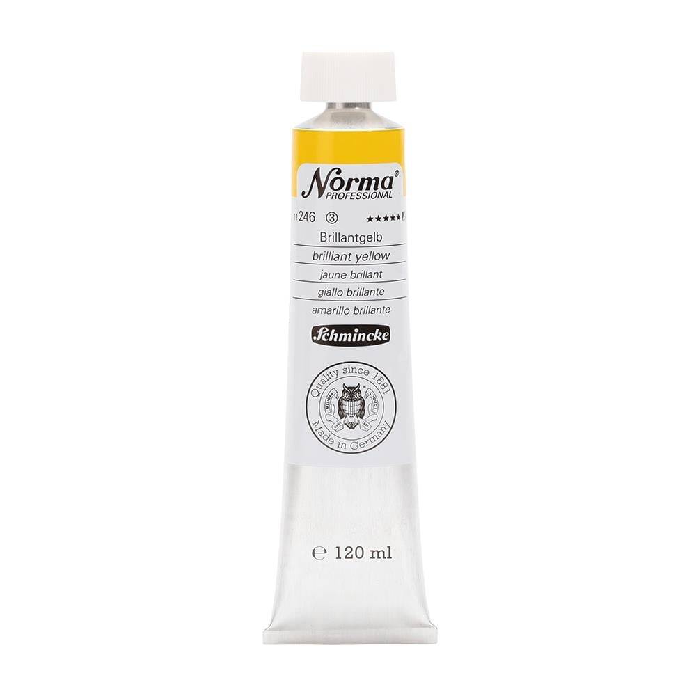 Schmincke Norma Profesyonel Brilliant Yellow 120 ml