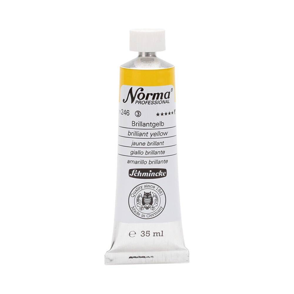 Schmincke Norma Profesyonel Brilliant Yellow 35 ml