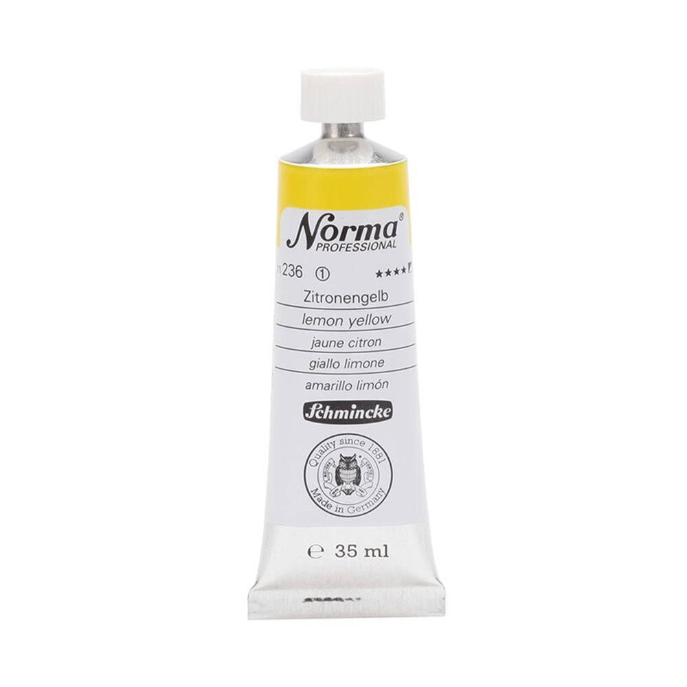 Schmincke Norma Profesyonel Lemon Yellow 35 ml