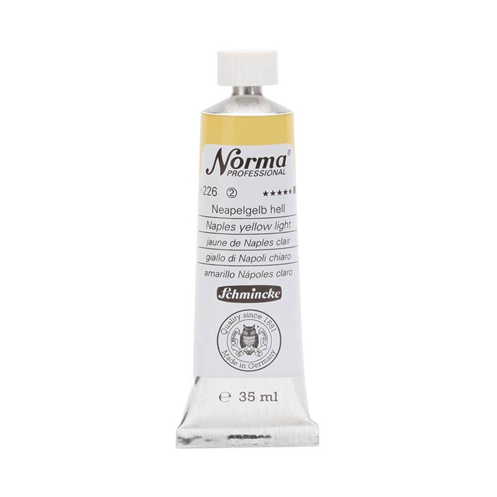 Schmincke Norma Profesyonel Naples Yellow Light 35 ml