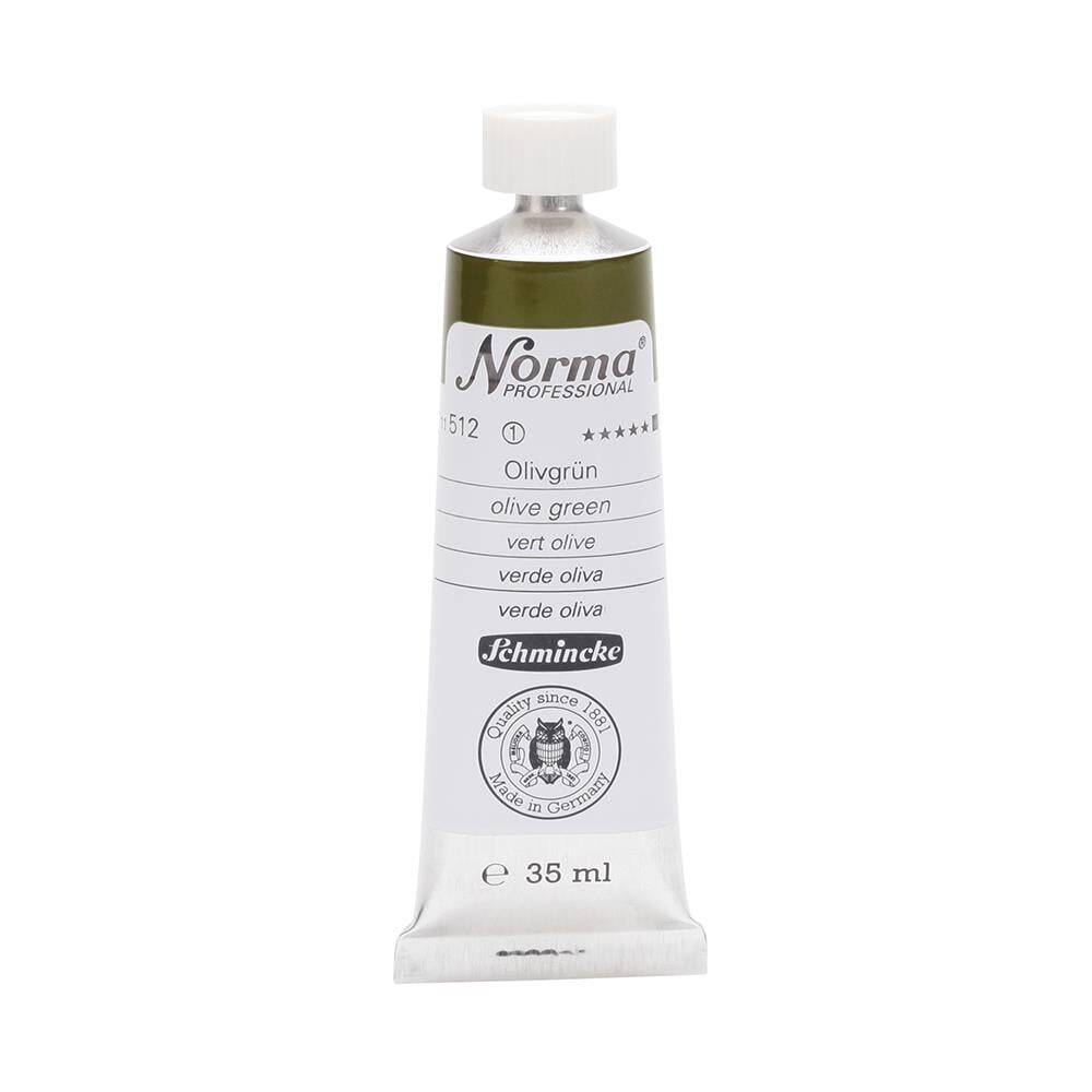Schmincke Norma Profesyonel Olive Green 35 ml
