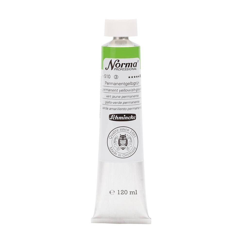 Schmincke Norma Profesyonel Permanent Yellowish-Green 120 ml