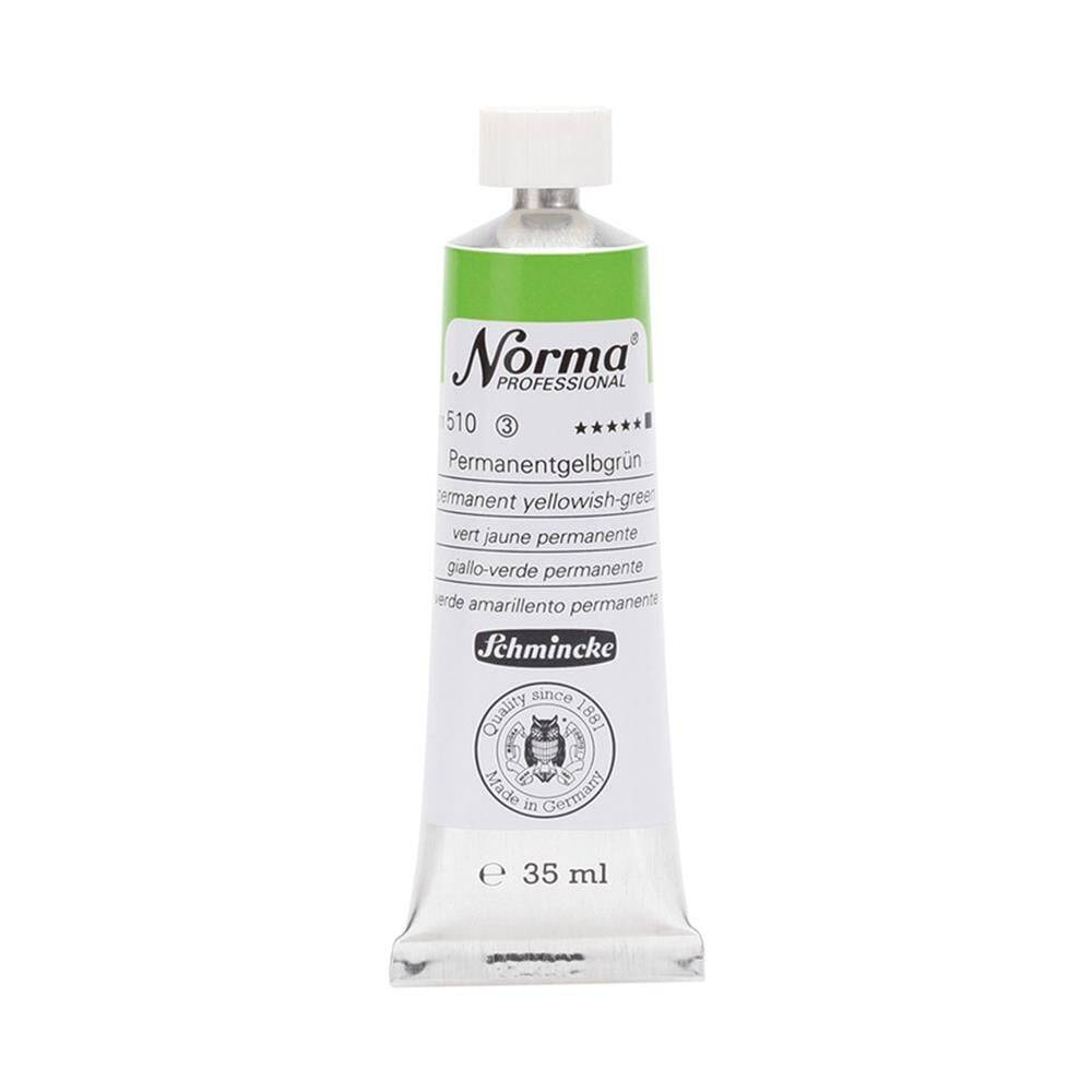 Schmincke Norma Profesyonel Permanent Yellowish-Green 35 ml