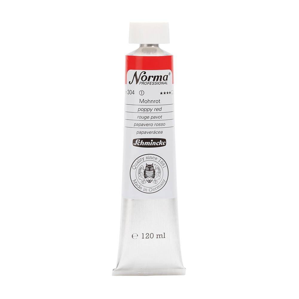 Schmincke Norma Profesyonel Poppy Red 120 ml