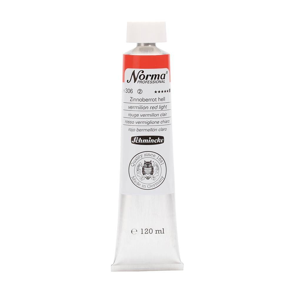Schmincke Norma Profesyonel Vermilion Red Light 120 ml