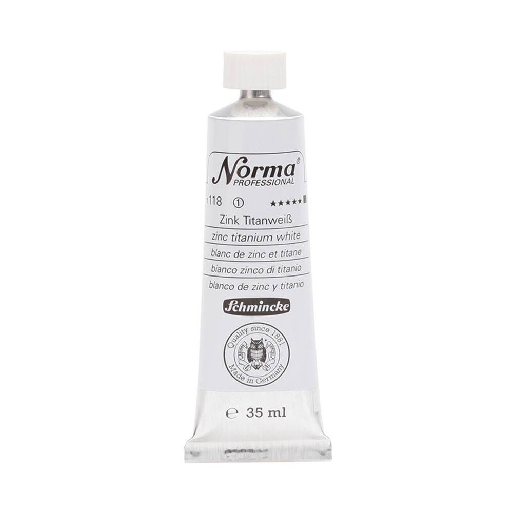 Schmincke Norma Profesyonel Zinc Titanium White 35 ml