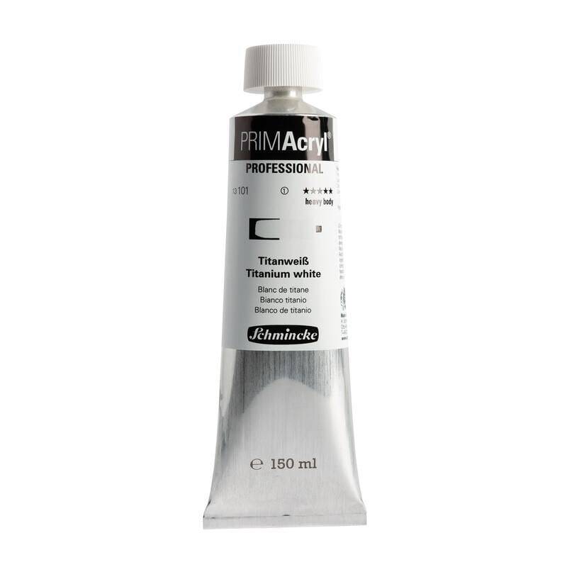 Schmincke Primacryl Artist Akrilik Boya 150 ml Seri 1 101 Titanium White