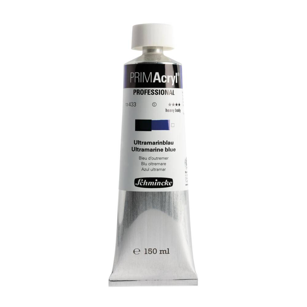 Schmincke Primacryl Artist Akrilik Boya 150 ml Seri 1 433 Ultramarine Blue