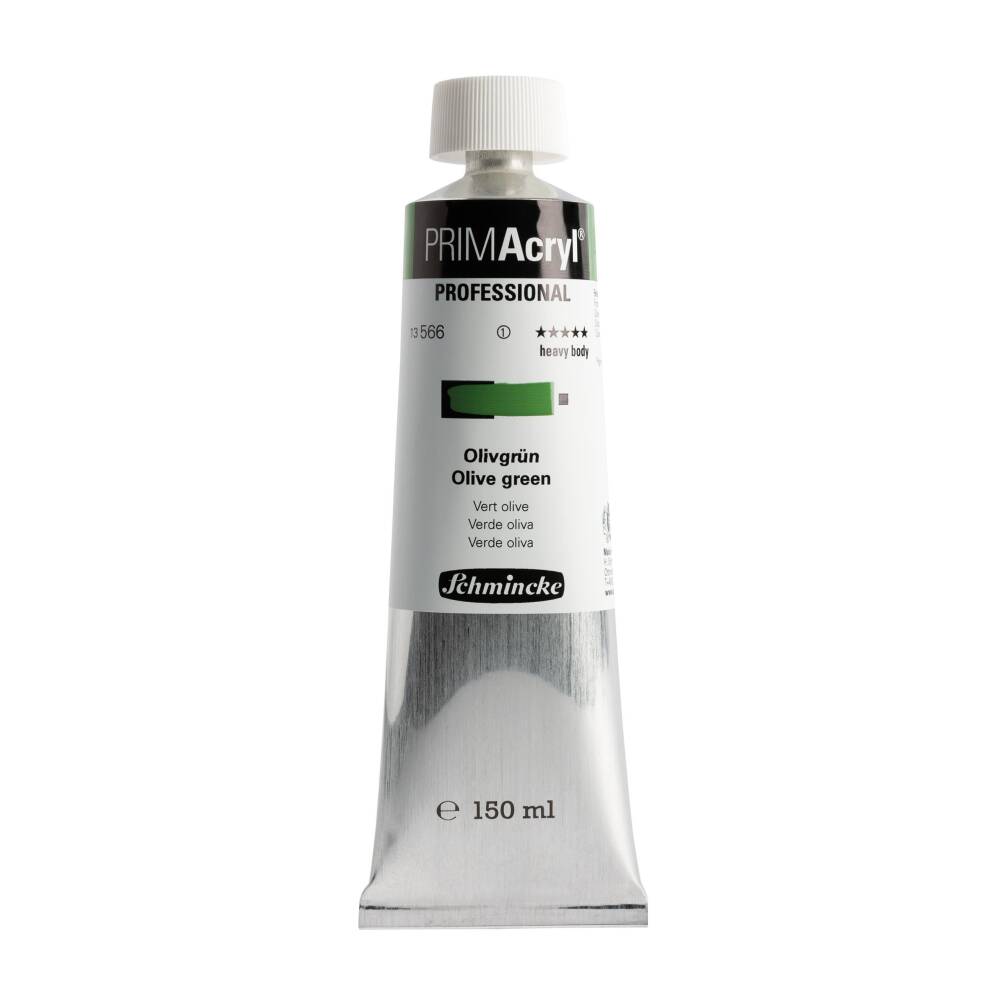 Schmincke Primacryl Artist Akrilik Boya 150 ml Seri 1 566 Olive Green