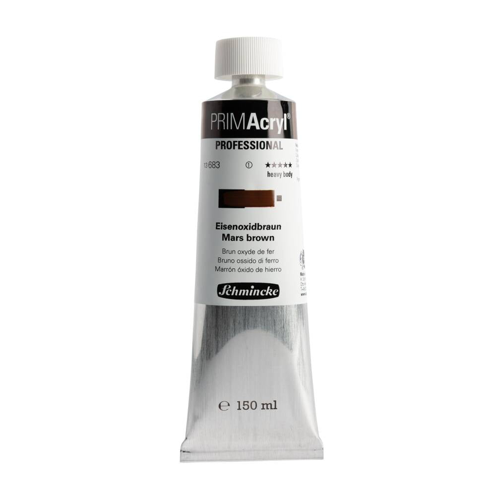 Schmincke Primacryl Artist Akrilik Boya 150 ml Seri 1 683 Mars Brown