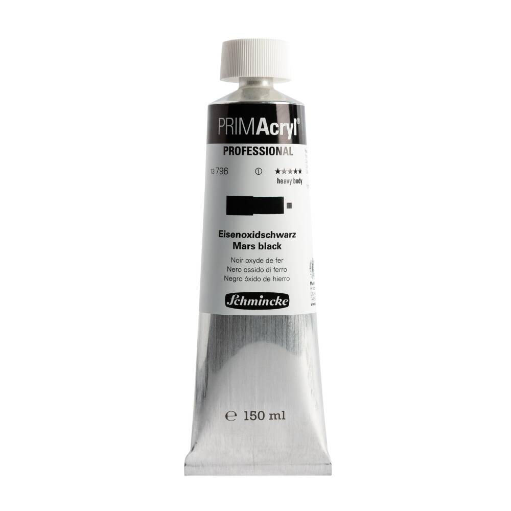 Schmincke Primacryl Artist Akrilik Boya 150 ml Seri 1 796 Mars Black
