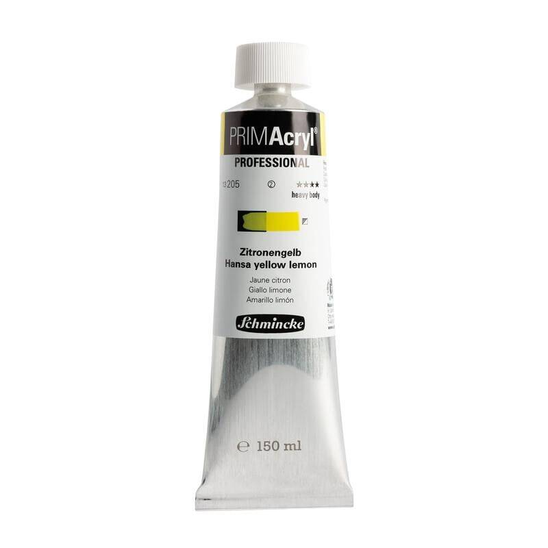 Schmincke Primacryl Artist Akrilik Boya 150 ml Seri 2 205 Hansa Yellow Lemon