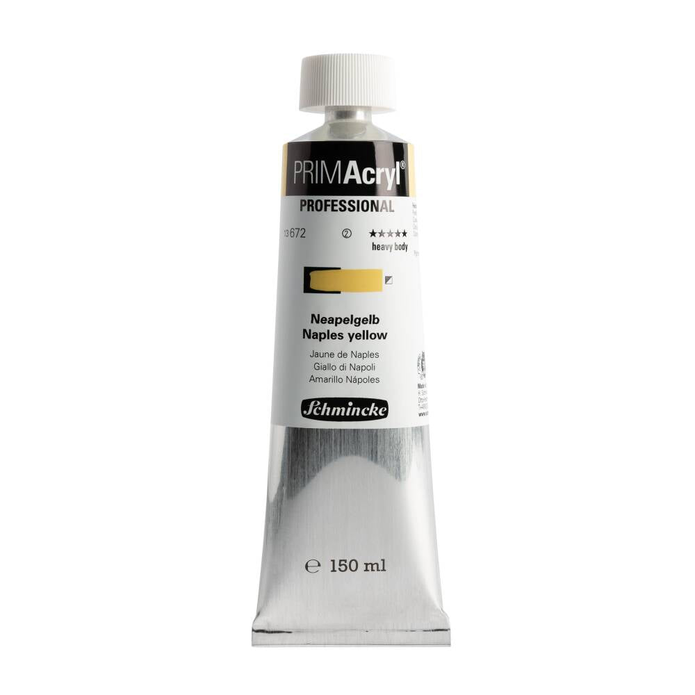 Schmincke Primacryl Artist Akrilik Boya 150 ml Seri 2 672 Naples Yellow