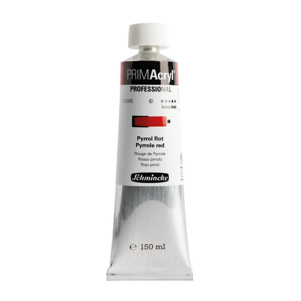 Schmincke Primacryl Artist Akrilik Boya 150 ml Seri 6 345 Pyrrole Red