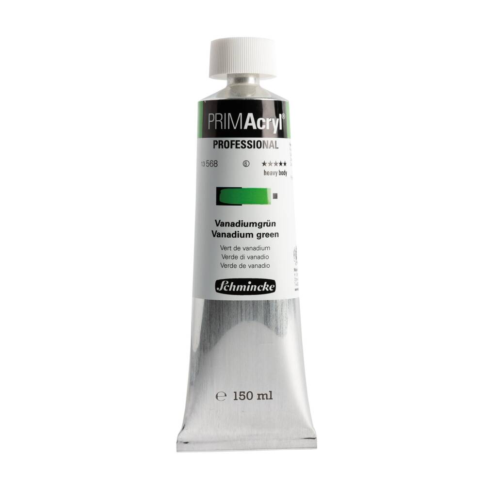 Schmincke Primacryl Artist Akrilik Boya 150 ml Seri 6 568 Vanadium Green