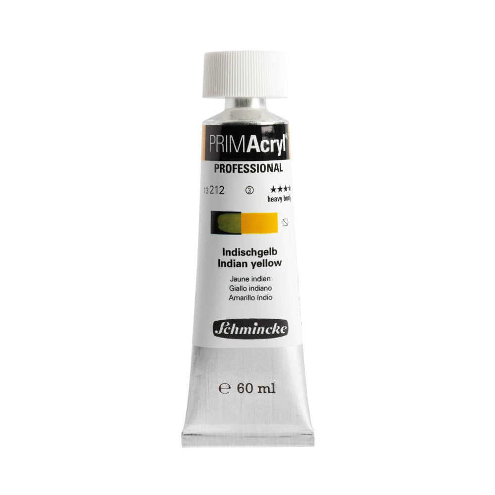 Schmincke Primacryl Artist Akrilik Boya 60 ml 212 Indian Yellow