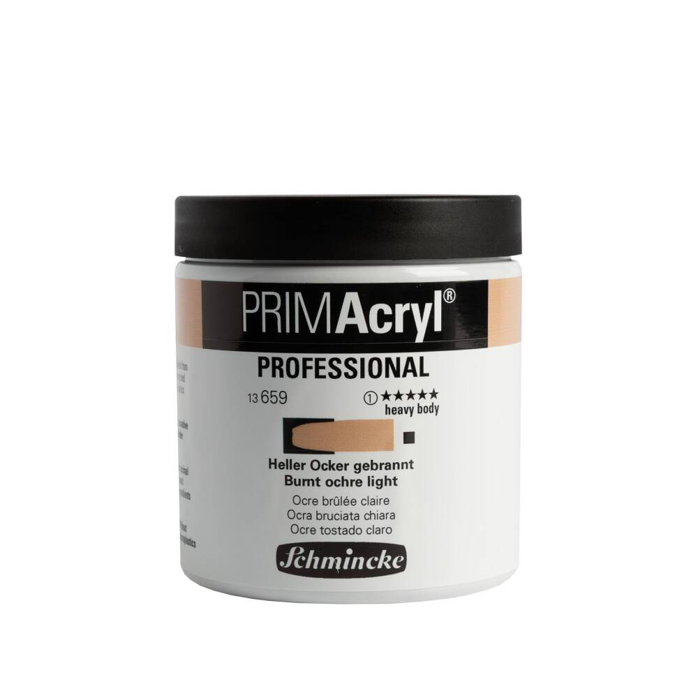 Schmincke Primacryl Artist Akrilik Boya 237 ml Seri 1 659 Burnt Ochre Light