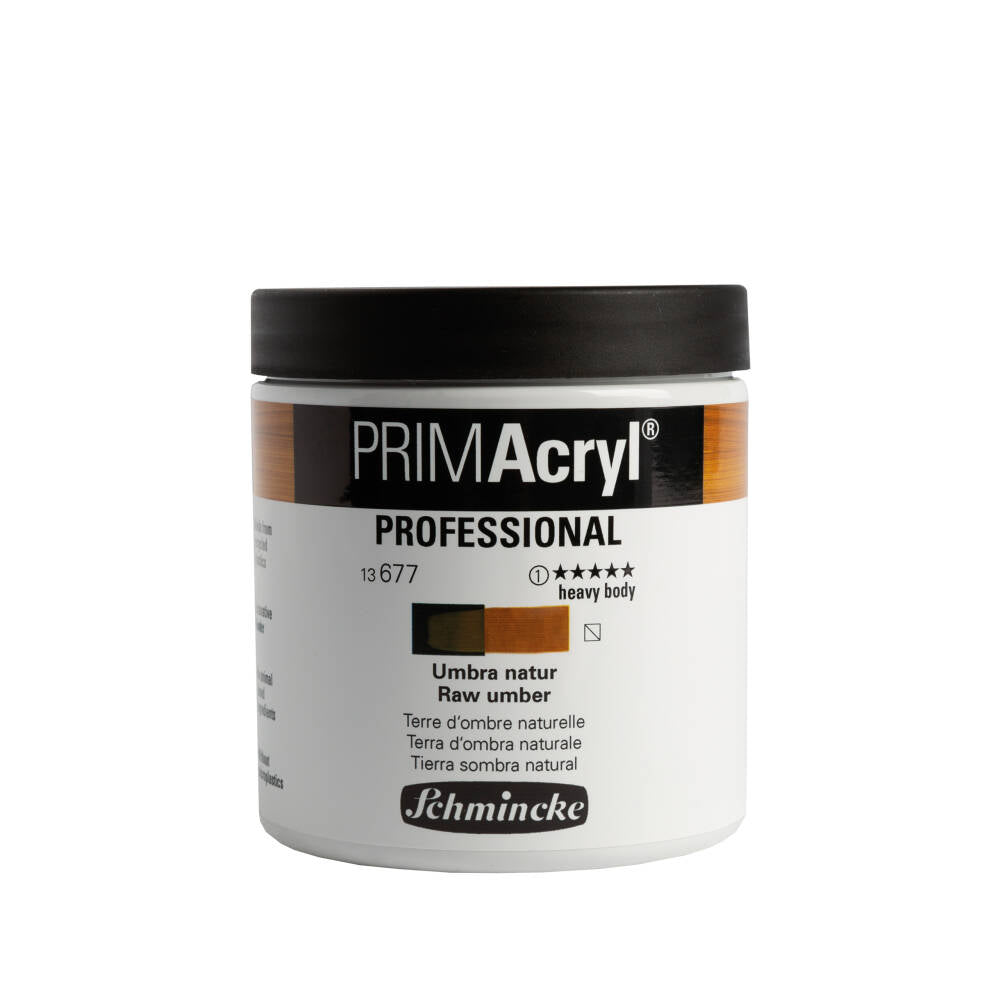 Schmincke Primacryl Artist Akrilik Boya 237 ml Seri 1 677 Raw Umber