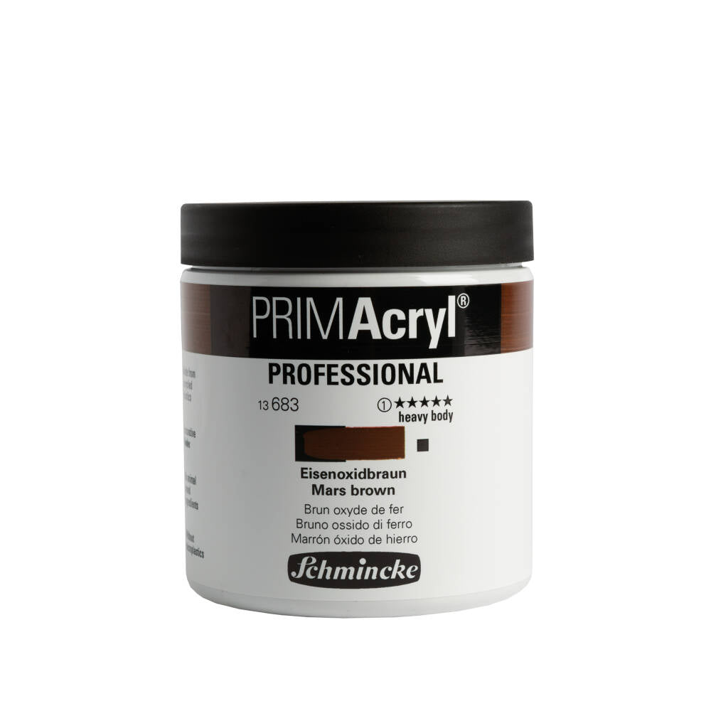 Schmincke Primacryl Artist Akrilik Boya 237 ml Seri 1 683 Mars Brown