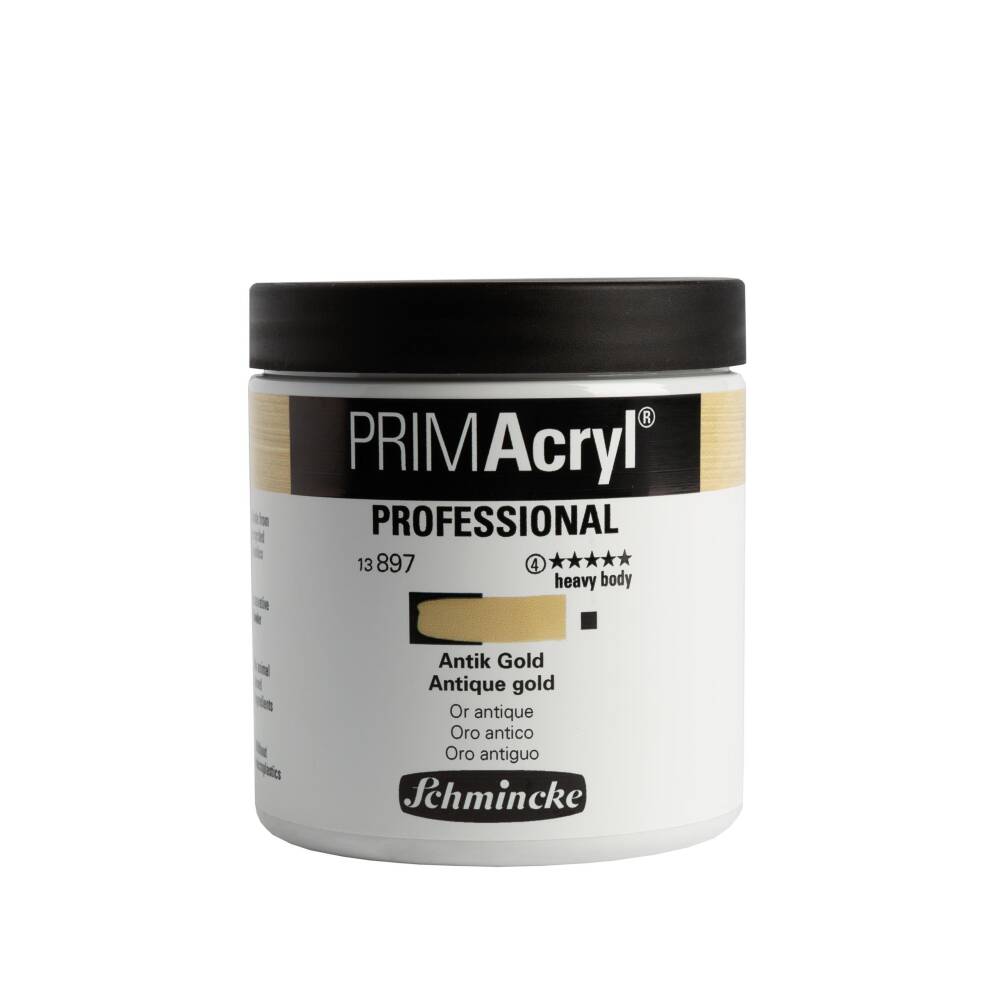 Schmincke Primacryl Artist Akrilik Boya 237 ml Seri 4 897 Antique gold