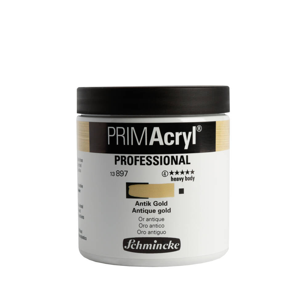 Schmincke Primacryl Artist Akrilik Boya 237 ml Seri 4 897 Antique gold