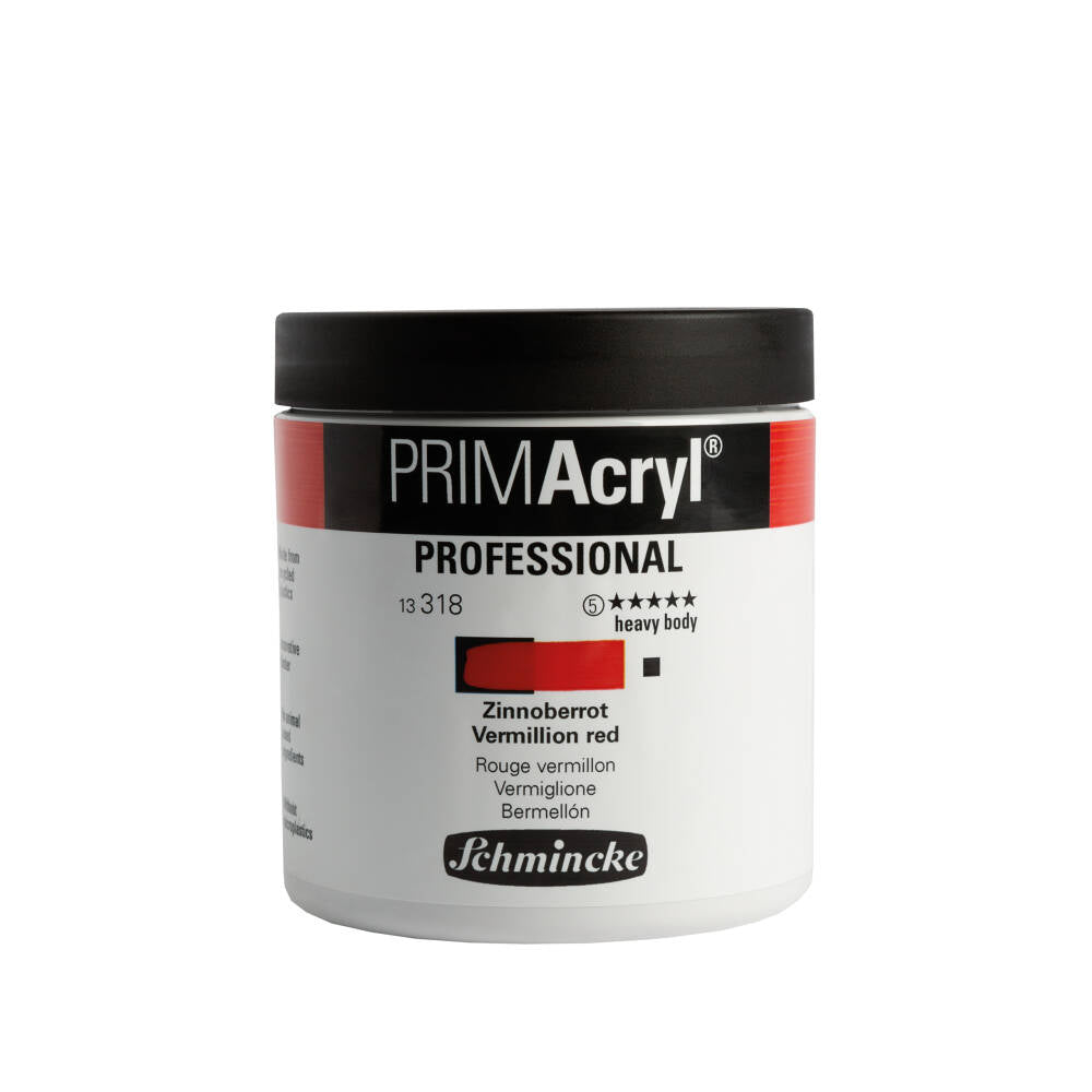 Schmincke Primacryl Artist Akrilik Boya 237 ml 318 Vermillion red Seri 5
