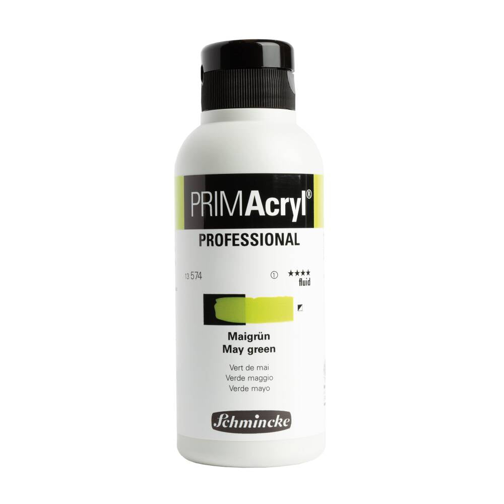 Schmincke Primacryl Artist Akrilik Boya 250 ml Seri 1 574 May Green Fluid