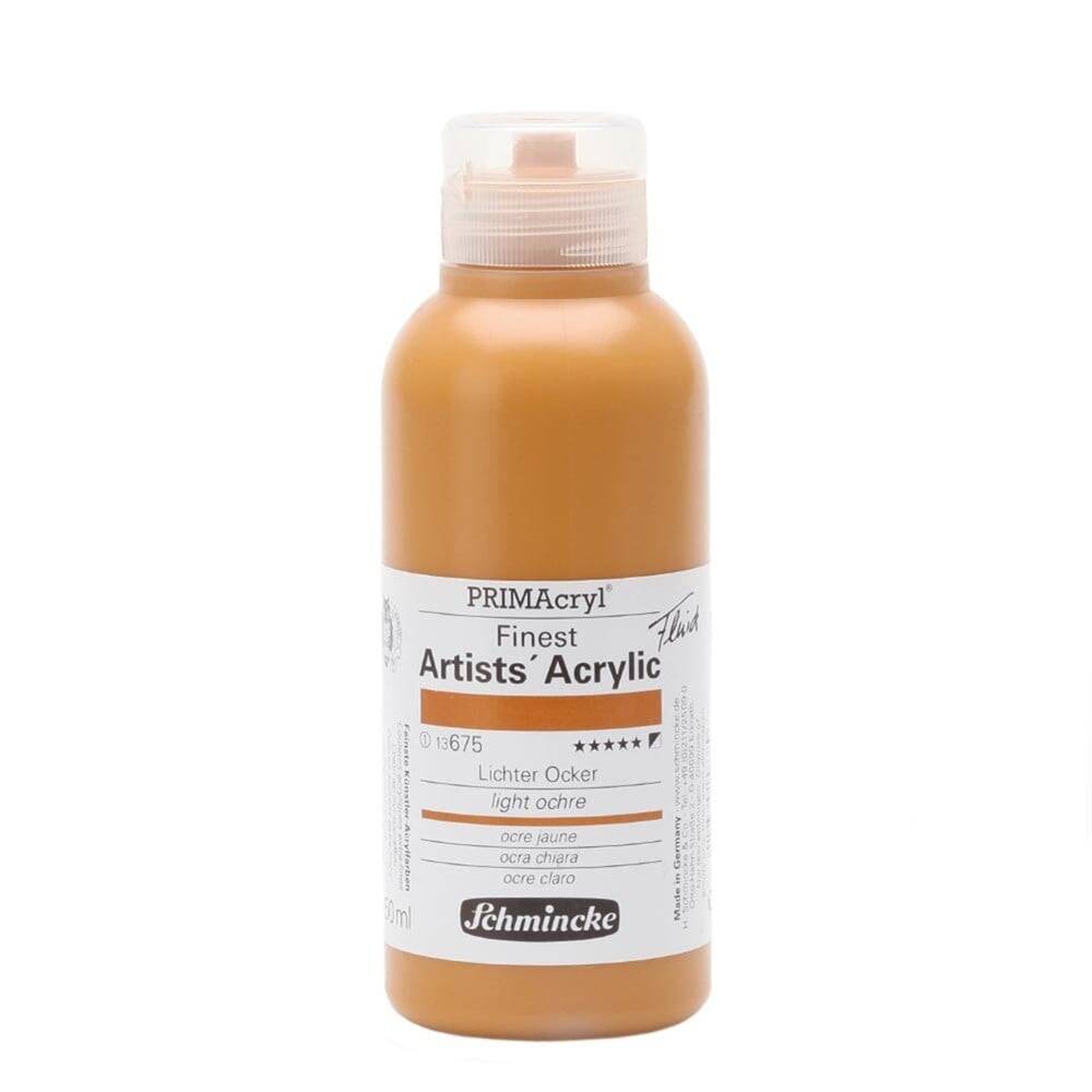 Schmincke Primacryl Artist Akrilik Boya 250 ml Seri 1 675 Light Ochre