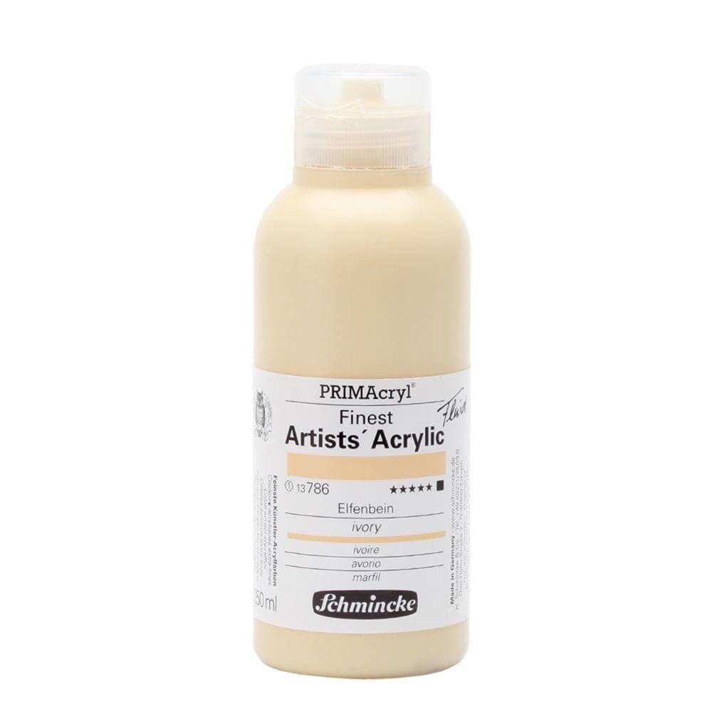 Schmincke Primacryl Artist Akrilik Boya 250 ml Seri 1 786 Ivory 786