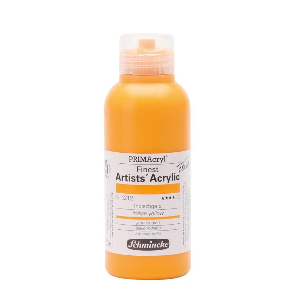 Schmincke Primacryl Artist Akrilik Boya 250 ml Seri 2 212 Indian Yellow