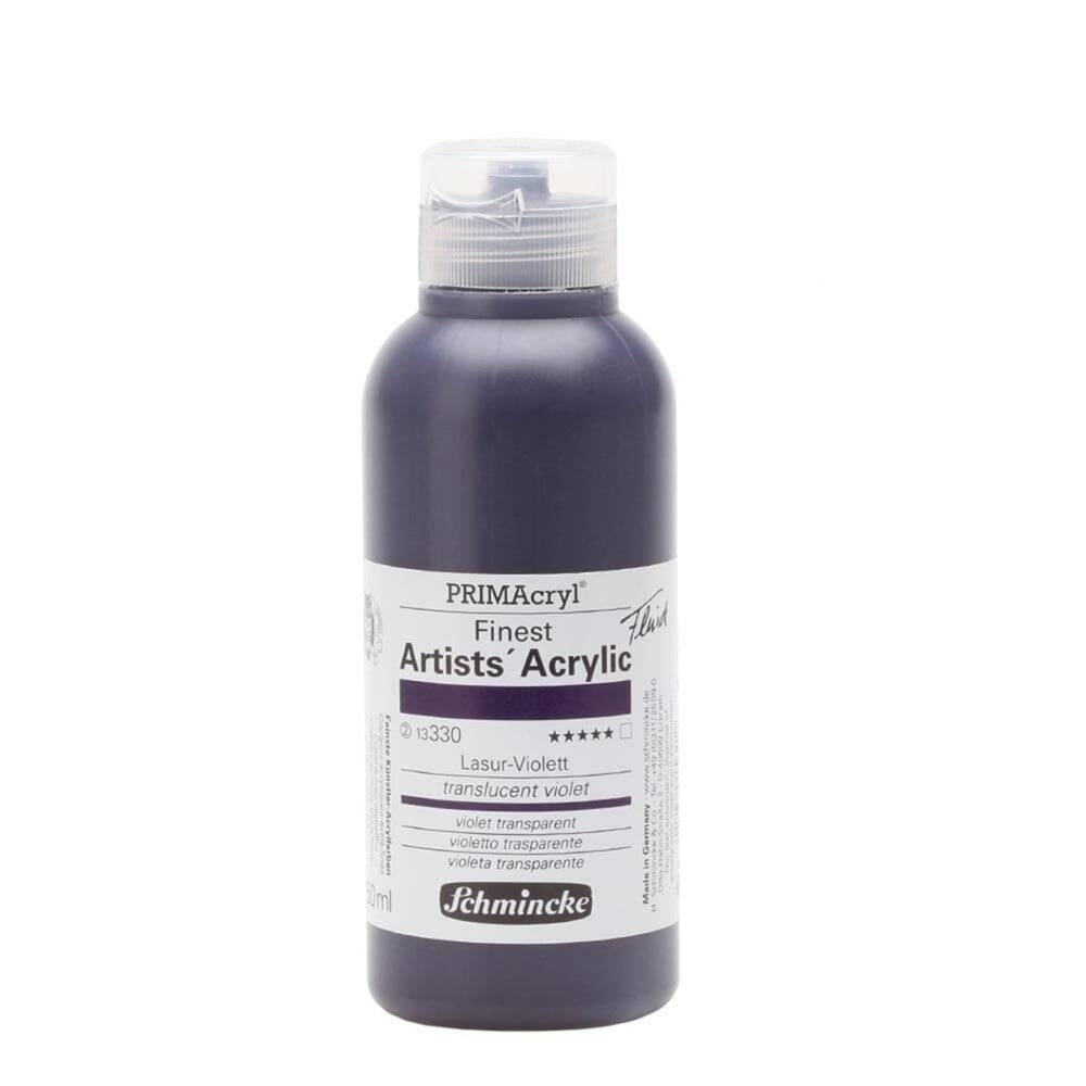 Schmincke Primacryl Artist Akrilik Boya 250 ml Seri 2 330 Translucent Violet