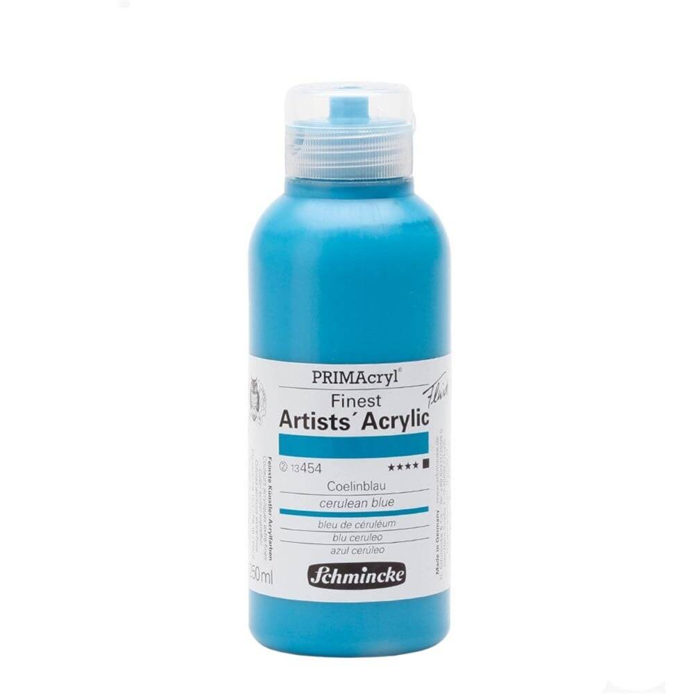 Schmincke Primacryl Artist Akrilik Boya 250 ml Seri 2 454 Cerulean Blue