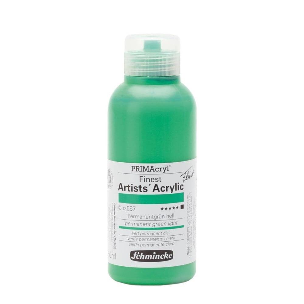 Schmincke Primacryl Artist Akrilik Boya 250 ml Seri 2 567 Permanent Green Light