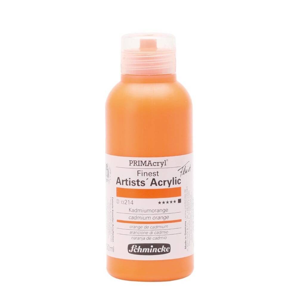 Schmincke Primacryl Artist Akrilik Boya 250 ml Seri 3 214 Cadmium Orange