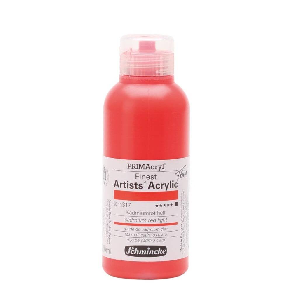Schmincke Primacryl Artist Akrilik Boya 250 ml Seri 3 317 Cadmium Red Light