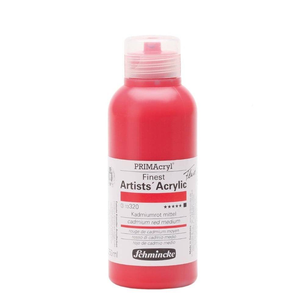 Schmincke Primacryl Artist Akrilik Boya 250 ml Seri 3 320 Cadmium Red Medium