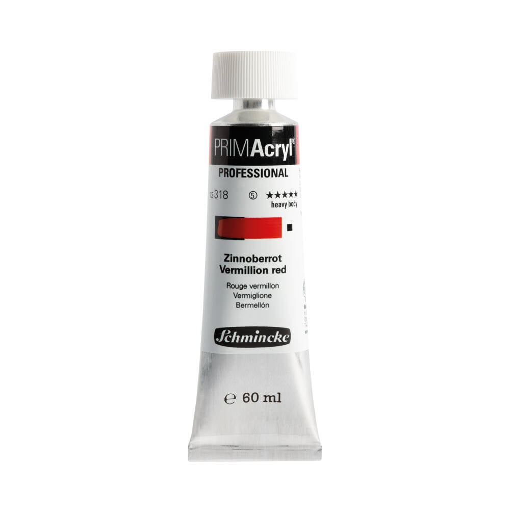 Schmincke Primacryl Artist Akrilik Boya 60 ml 318 Vermilion Red