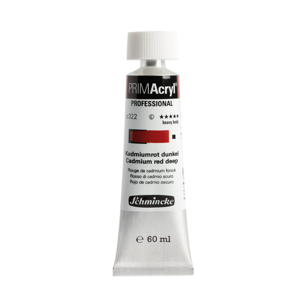 Schmincke Primacryl Artist Akrilik Boya 60 ml 322 Cadmium Red Deep