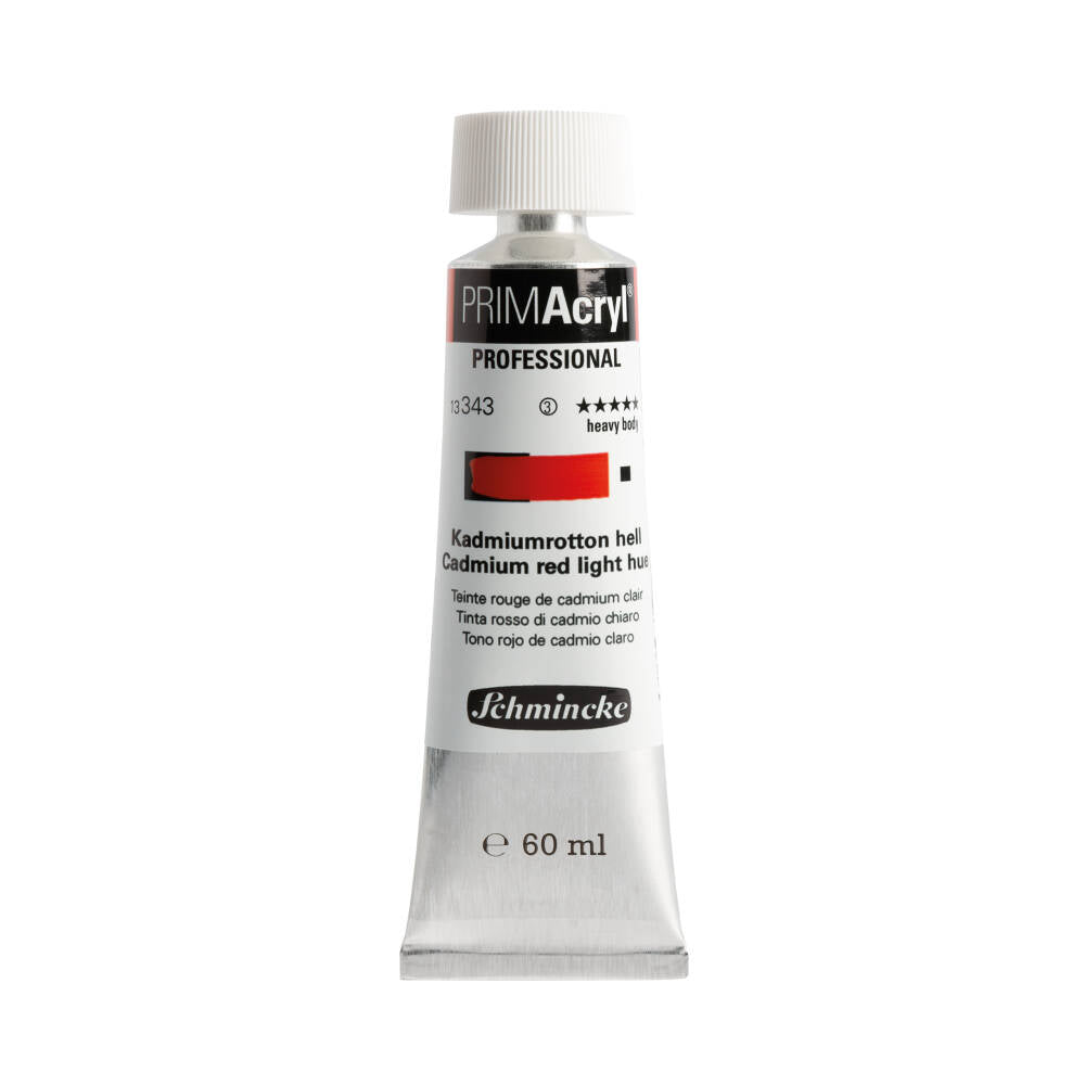 Schmincke Primacryl Artist Akrilik Boya 343 Cadmium Red Light Hue 60 ml